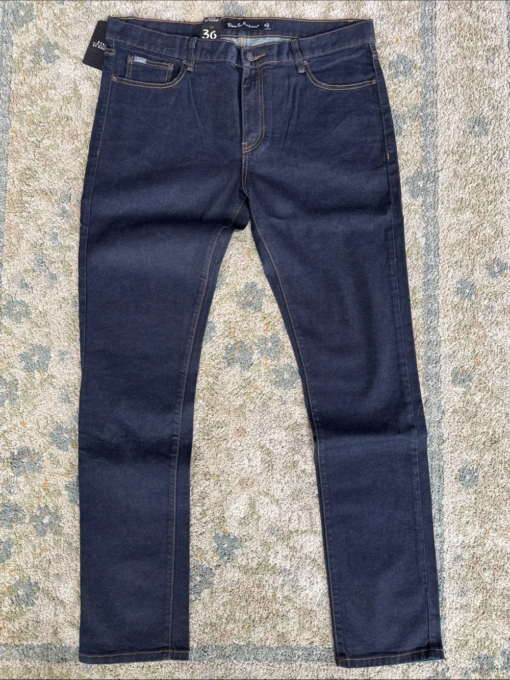 Deus Ex Machina Men’s Slim Jean Raw Indigo 36